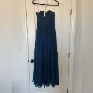 Navy Blue Azazie Dress (Size 4)